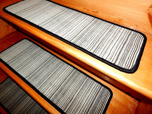 14=STEP 9"X 28" Stair Treads Staircase Step WOVEN WOOL CARPET. - Picture 3 of 5