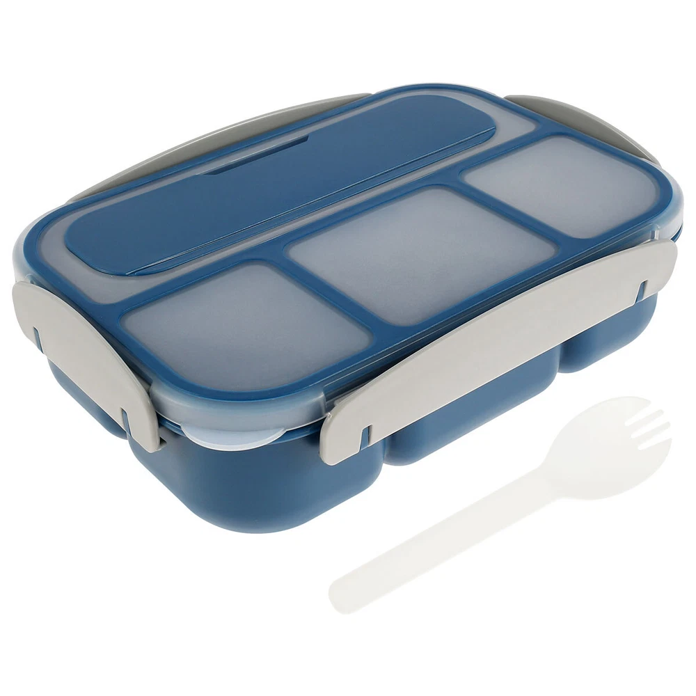 Lunch Box 1300ML 4 Compartments BPA Free Bento Box Sealed Leak-proof Meal hz