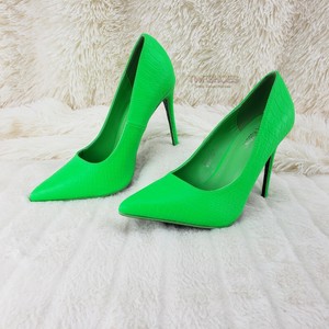 lime pumps shoes