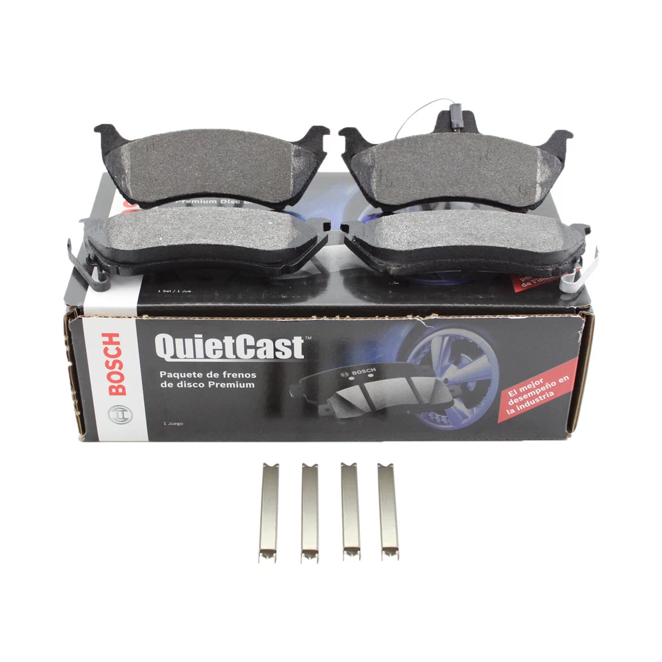 Juego de pastillas de freno traseras semi-métricas Bosch QuietCast para Mercedes-Benz W163 ML320 ML350 Foto 3 de 4