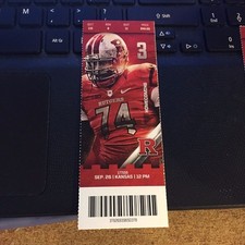 2015 RUTGERS VS KANSAS JAYHAWKS TICKET STUB 9/26 COLLEGE FOOTBALL
