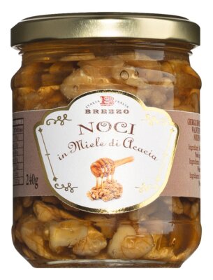 Apicoltura Brezzo Noci in miele di acacia - Walnüsse in Akazienhonig 240g