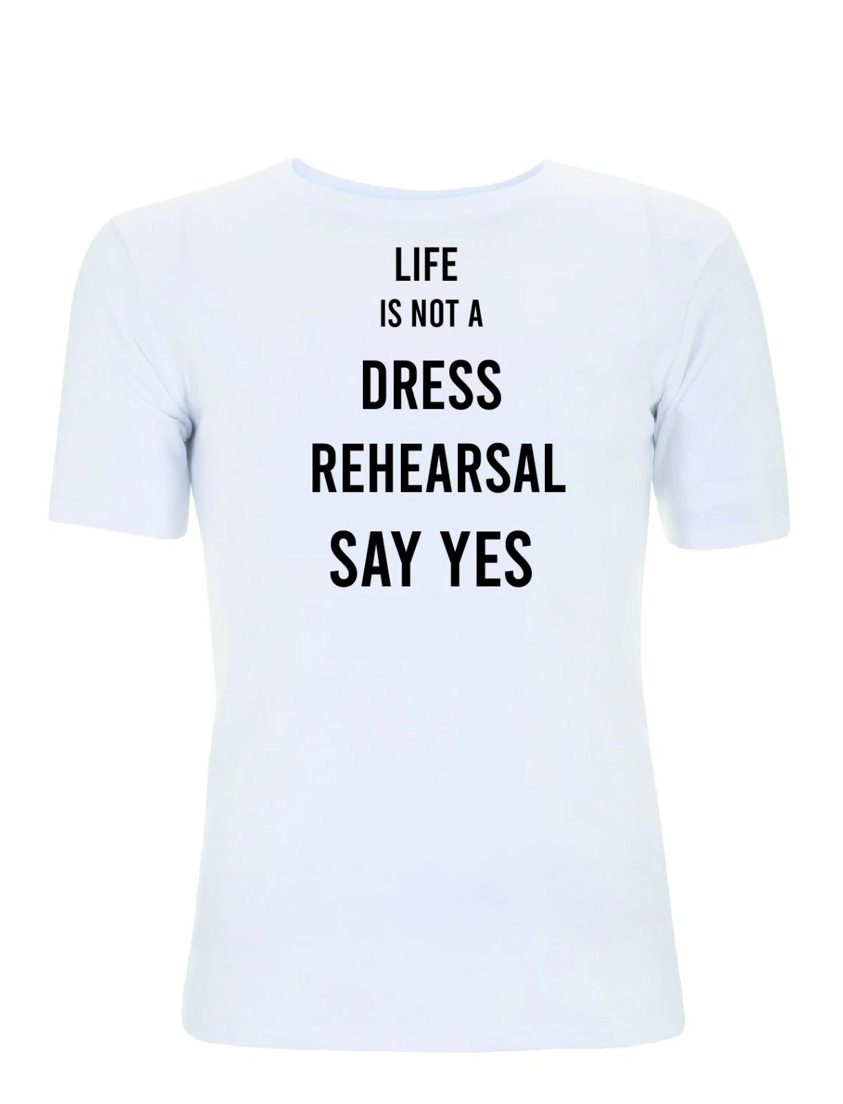 Maglietta Life Is Not A Dress Prove Dì Sì Citazioni ispiratrici Life Coach