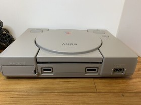 Sony PlayStation 1 PS1 SCPH-7000 Console Controller Set Gray Game JAPAN Tested