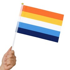 AROACE Pride Mini Stick Flags - LGBTQ Small Hand Held Party Parade Flag