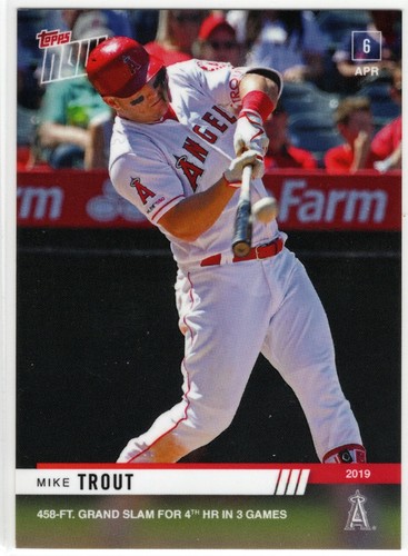 2019 Topps Now 51 Mike Trout