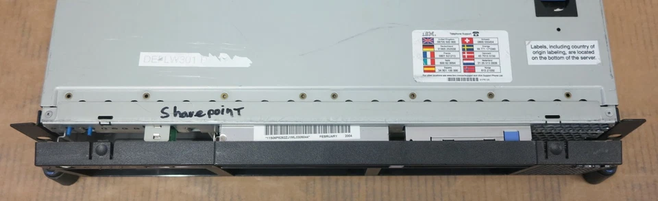 IBM xSeries 345 8670-MCG 2x 1-Core Xeon 3.06GHz 1GB Ram 6 x 3.5" SCSI 2U Server - Image 3 of 4