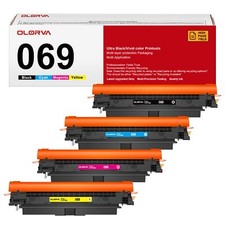 Canon 069 Toner Cartridge Set 4 Pack for MF753CDW High Yield Black Color