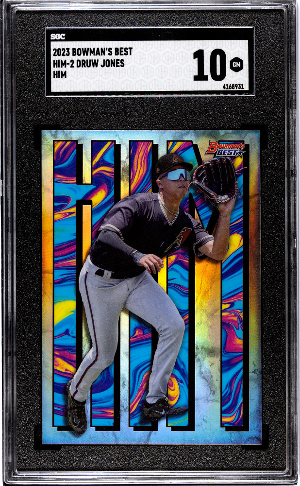 2023 Bowman's Best Druw Jones #HIM-2 SP SGC 10