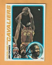Jim Chones Cleveland Cavaliers AUTO Signed 1978-79 Topps Marquette Warriors 4J