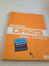 Suzuki DR125 DR 125 125DR manuel revue technique atelier Français édition 82
