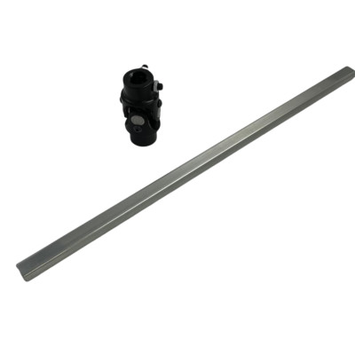 22'' Long 3/4'' DD Steering Shaft +Black 3/4''-30 Spline x 3/4'' DD U Joint Kit