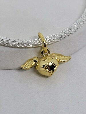 ⚡🧹1 pc European charm- Harry Potter Hogwarts golden snitch for