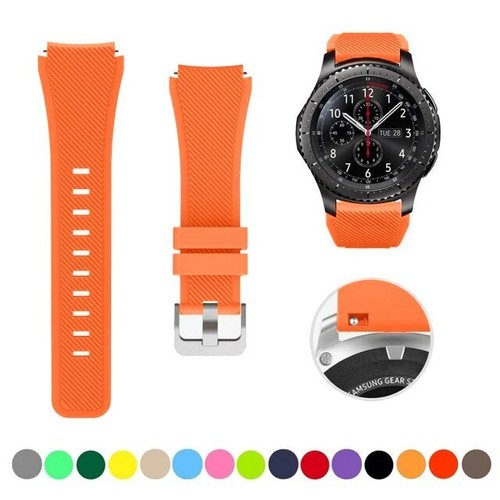 Correa deportiva de silicona para Samsung Galaxy Watch 3 45 mm/engranaje S3 clásico/frontier/46 - Imagen 48 de 52