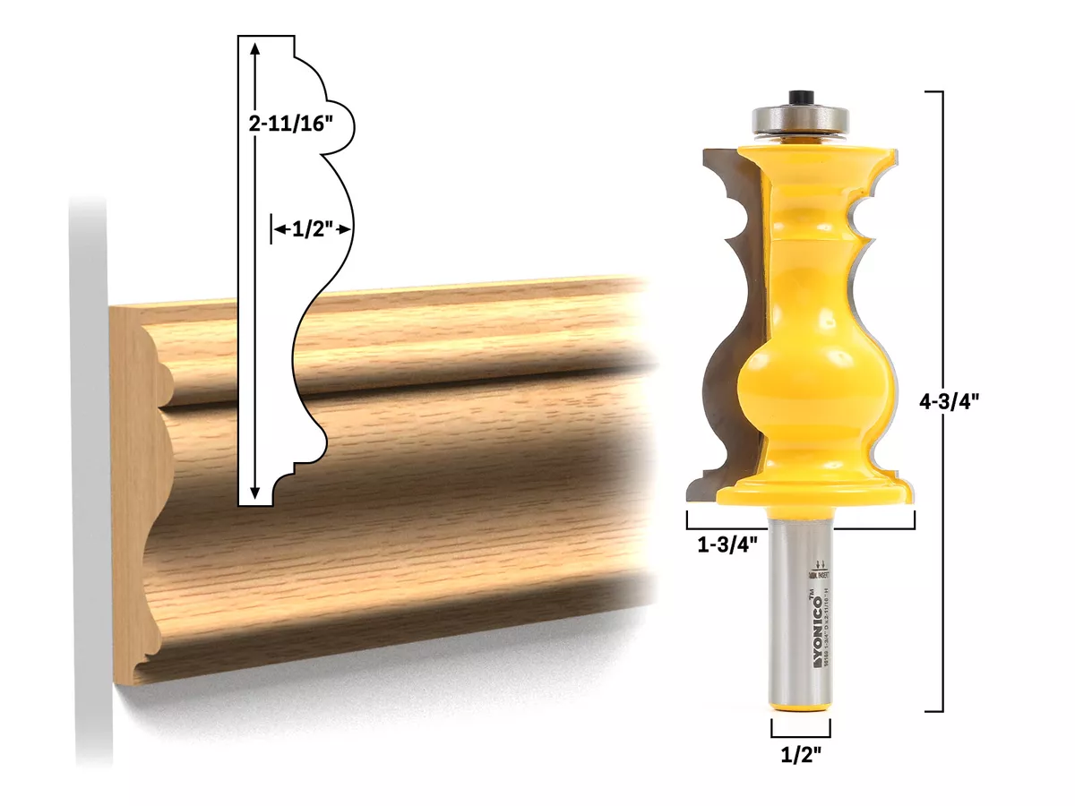 Chair rail router bit deals