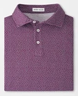 NEW MENS PETER MILLAR S/S PILOT MILL DRAGONFLY POLO GOLF SHIRT, MEDIUM, BERRY