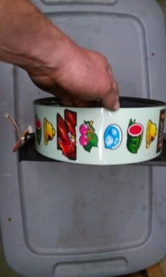 japanese slot machine wheel with motor #2 - Image 1 of 2