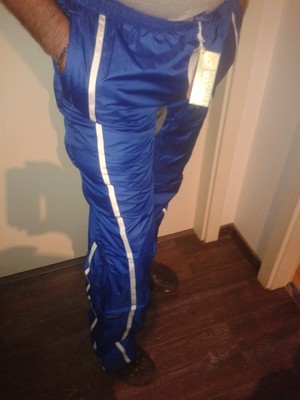 shiny nylon tracksuit