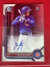 2022 Bowman Chrome 1st Auto Pablo Aliendo!🔥 HOT! Cubs