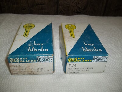 NOS Lot of (100) Star YJ4-5TA1 Key Blanks -LOCK SMITH (LOT 48)