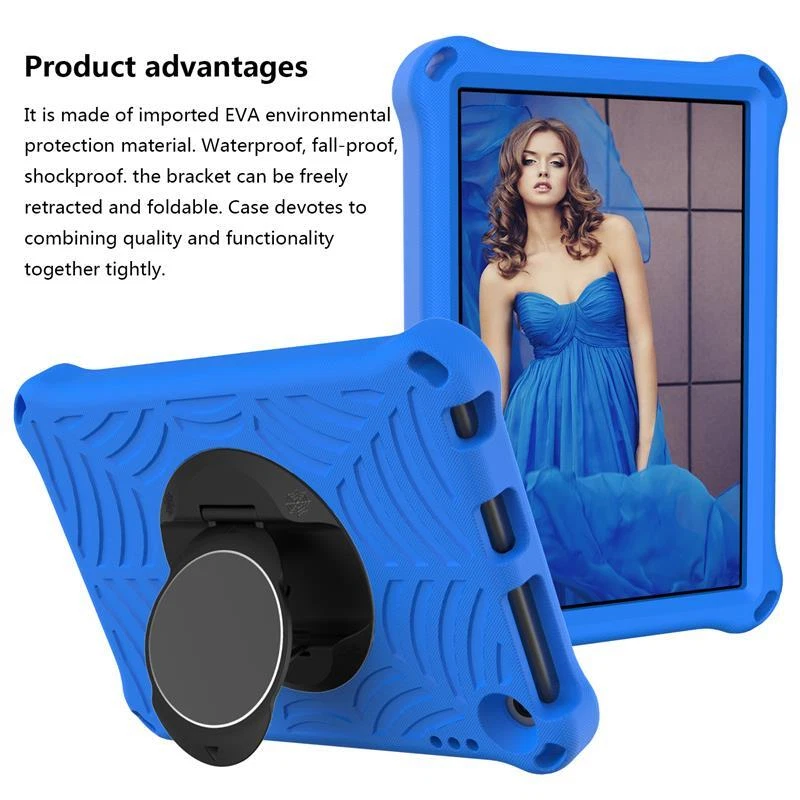 ShockProof Case For Amazon Fire HD 8 10th 12th Tablet EVA Handle Kid Stand Cover - Image 3 of 4