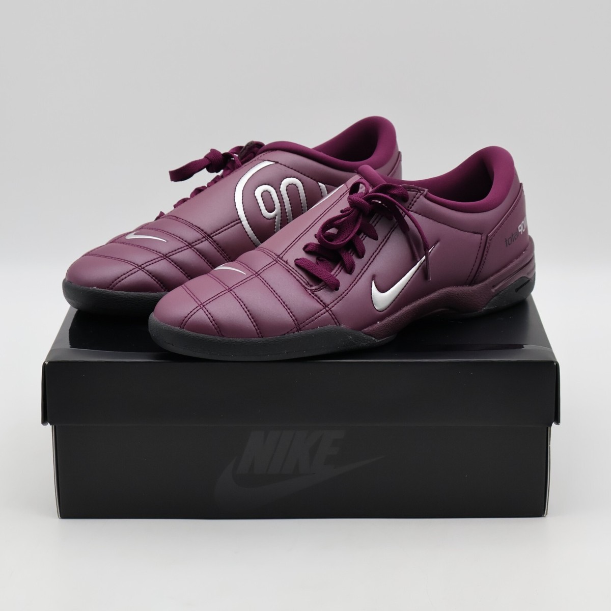 HJ9351-600 Nike Total 90 3 SP Bordeaux and Metallic Silver