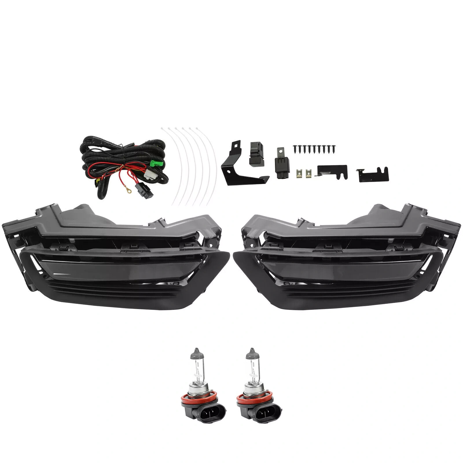 2013-2015 Honda Accord Sedan Fog Lights Bumper Driving Lamps with Bulbs