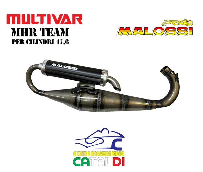 Silencieux Scooter Racing Malossi MHR Team Pour Cylindres 47,6 Piaggio Zip SP 50 - Photo 1/1