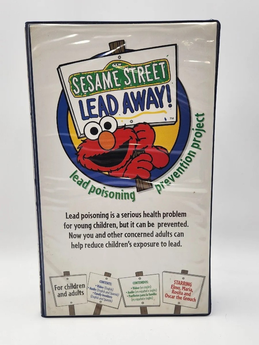 Vintage 1996 Sesame Street Lead Away Lead Poisoning