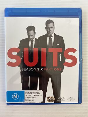 Suits Season Part (Blu-ray, 2016) Six One Brand New Sealed