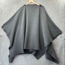 Design House Stockholm M Ablesson Pleece Poncho Blanket Scarf Wrap Gray
