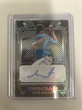 2021 Panini Chronicles - Obsidian Autographs #O-SS Sixto Sanchez (AU, RC)