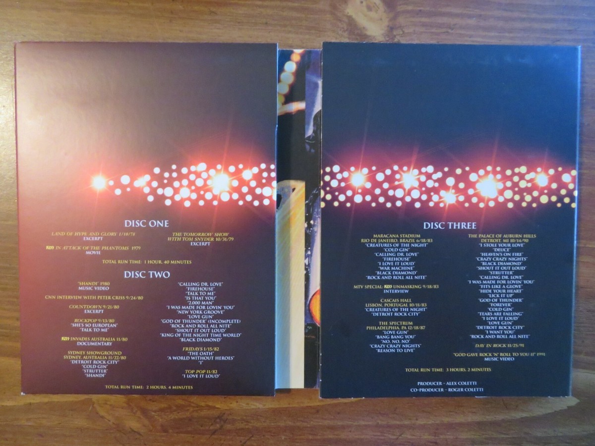 Kiss - Kissology Vol. 2 1978-1991 (DVD, 2007, 3-Disc Set