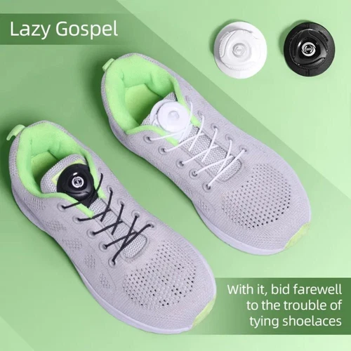 Quick No Tie Schnürsenkel verstellbar Stretching Lock Lazy Laces Schuhzubehör - Bild 6 von 12