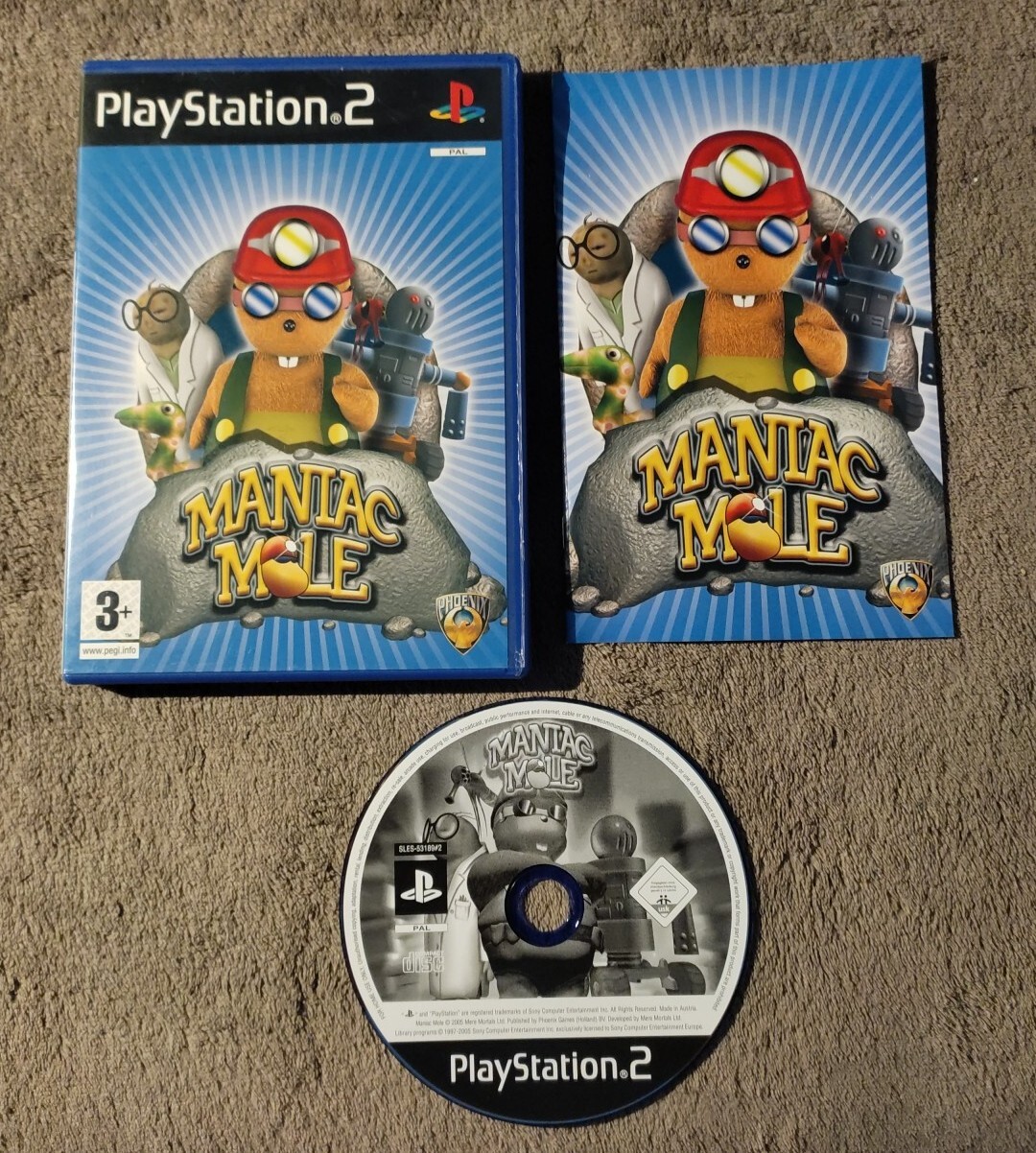 Maniac Mole PS2 Complet FR TBE