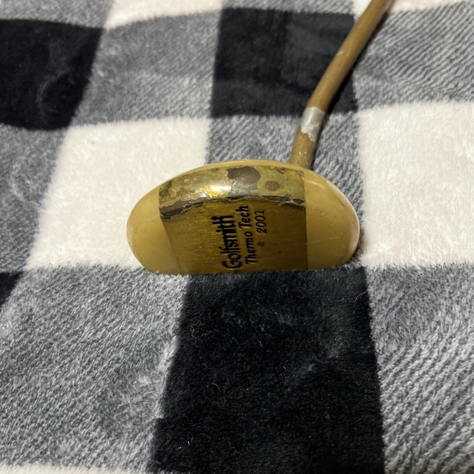 GolfSmith Thermo Tech 2001 Gold Putter Graphite Shaft LEFT HANDED Rare - Image 3 of 4
