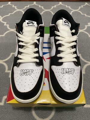 Nike SB Dunk Low OG QS HUF San Francisco Mens Size 13 FD8775-001 Ships Fast