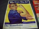 “We Can Do It!” Rosie the Riveter Vintage Style 1943 World War 2 Poster - 18x24