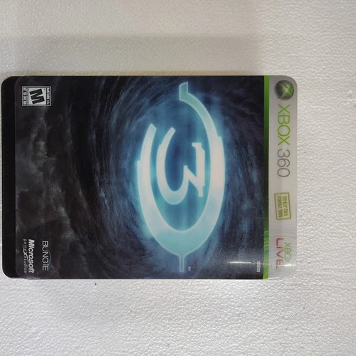 Halo 3 -- Limited Edition Steelbook (Xbox 360, 2007) CIB With Manual & Book
