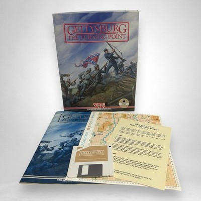 Gettysburg The Turning Point Game Amiga 1988 CIB