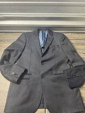 john varvatos wool suit mens Dark Blue 38R