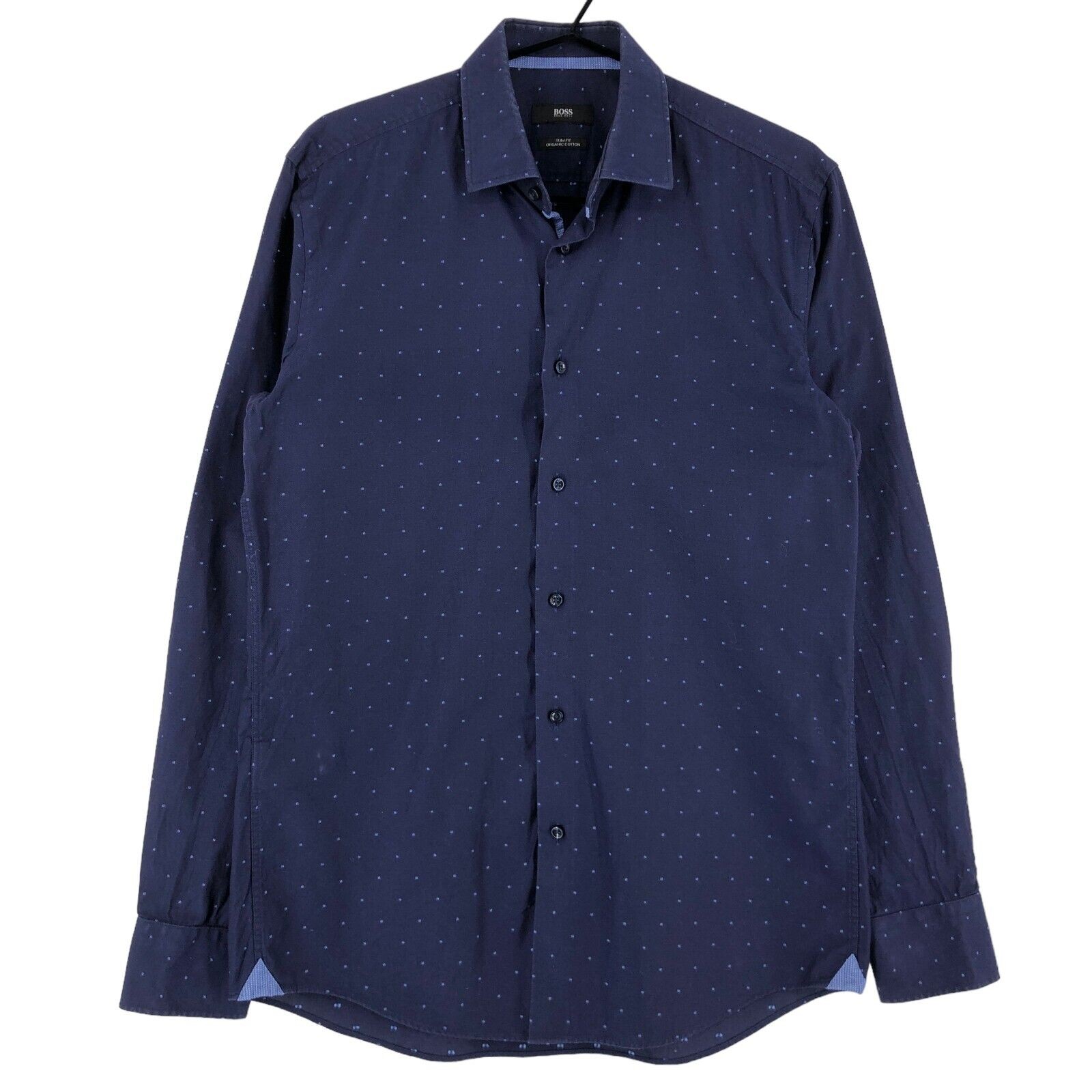HUGO BOSS Shirt Casual Formal Slim Fit Men Size S (39 - 15 1/2)