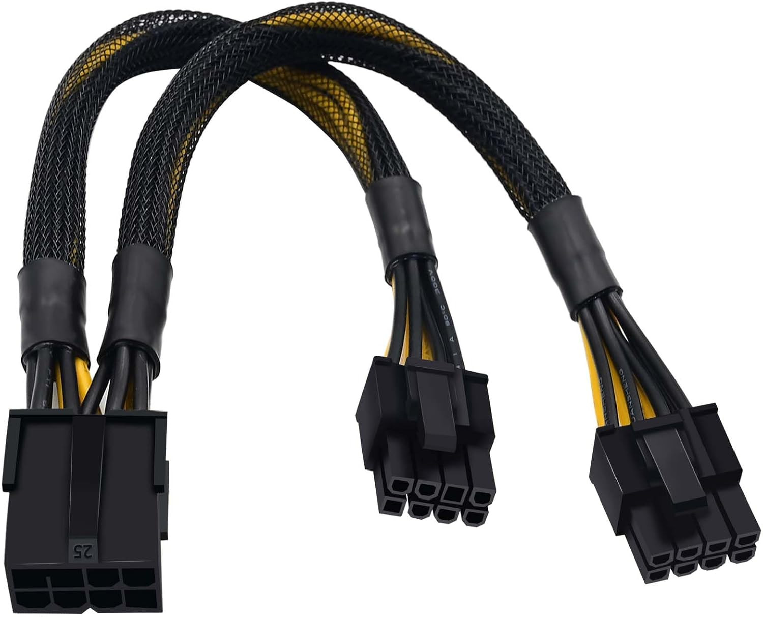 8 Pin PCIe Splitter Cable, GPU VGA PCIe Female to Dual 8 Pin (6+2) Male PCI Expr