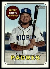 2018 Topps Heritage Freddy Galvis San Diego Padres #595