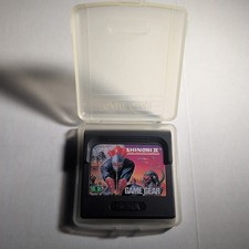 Shinobi II 2 The Silent Fury Sega Game Gear Cartridge With Case