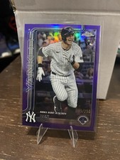 2025 Topps Chrome Update Ben Rice Rookie Debut /250 Purple Refractor
