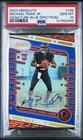 2969 Michael Penix Jr 2024 Panini Absolute #108 Blue Spectrum Auto RC /50 PSA 10Opens in a new window or tab