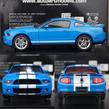 *SUPER RARE* 1/18 Autoart Ford Mustang Shelby GT500 (Blue with White Stripes)