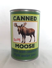 NEW! Canned Moose Stuffie "Rocky" by Canned Gifts