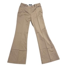 Body by Victoria Christie Fit Khaki Flare Dress Pants Women Size 2